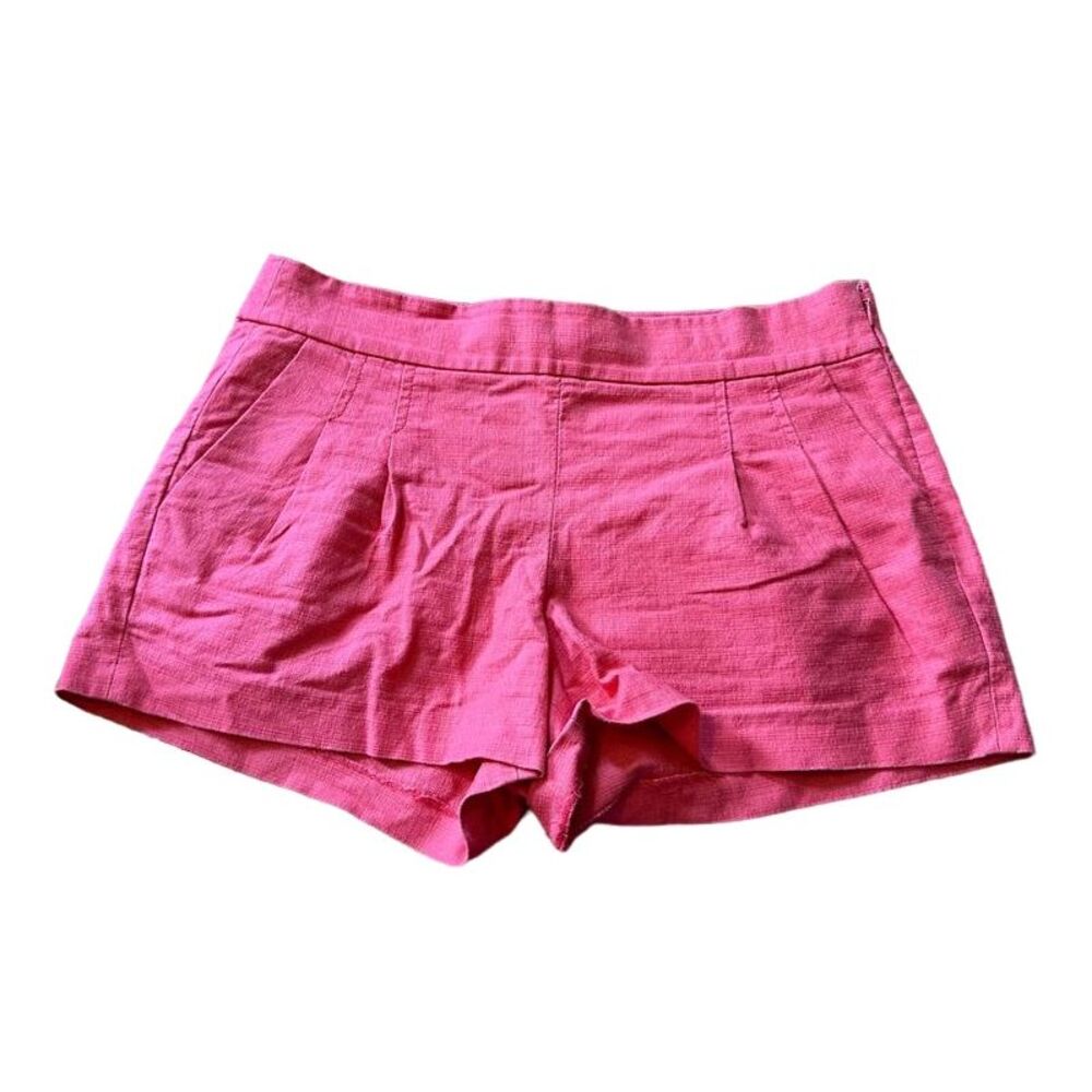 J.Crew Pink Linen Blend Shorts Summer Casual Chic‎ Size 4